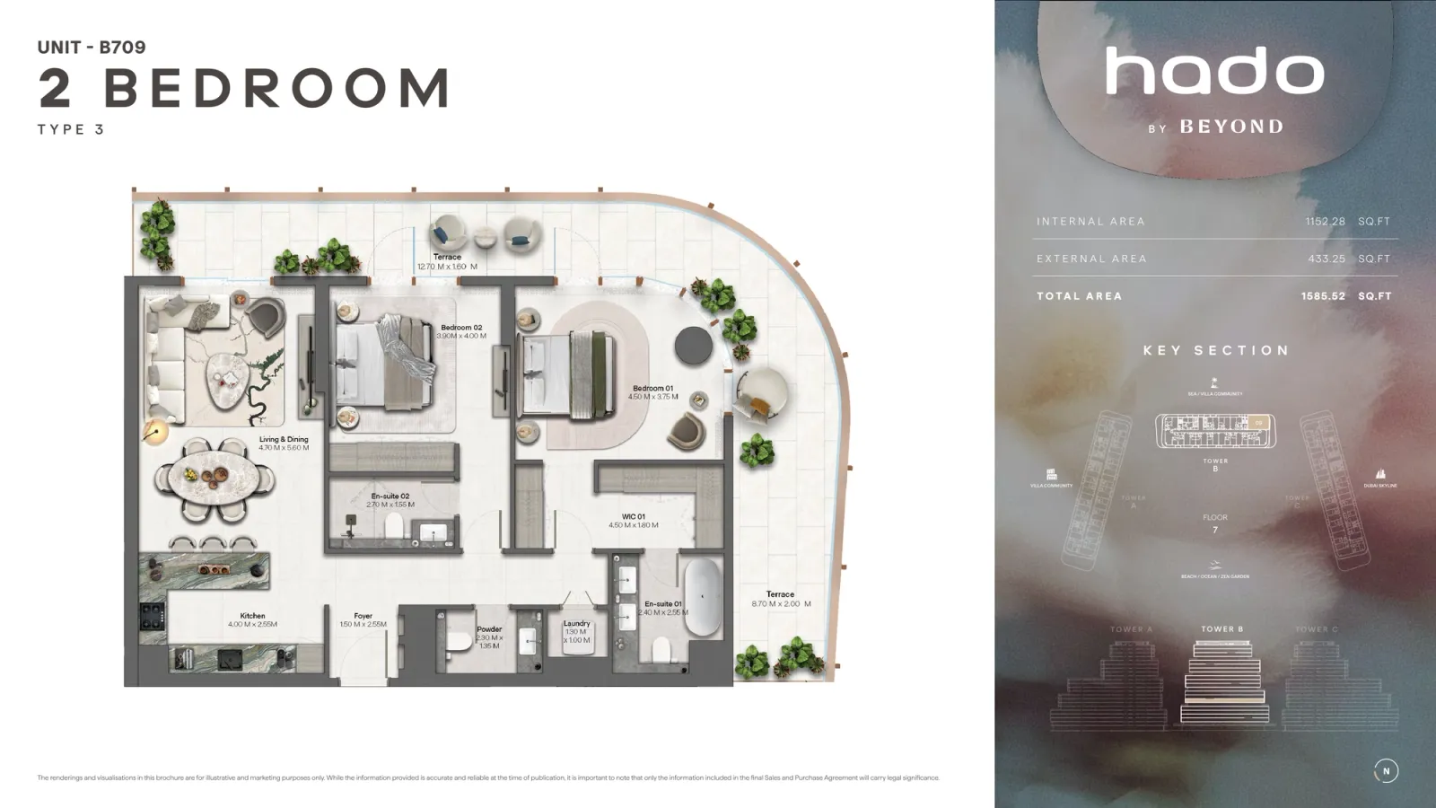 Floor plan for Type 3