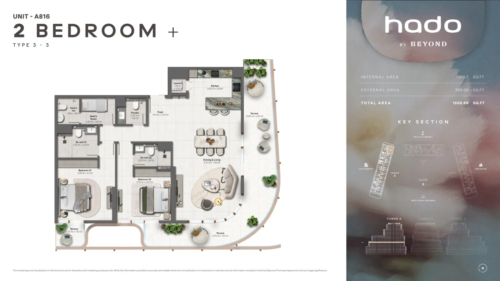 Floor plan for Type 3.3A