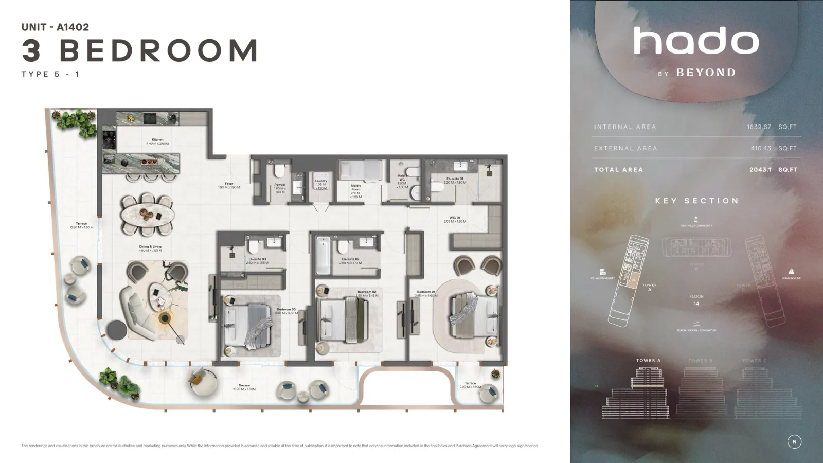 Floor plan for Type 5.1