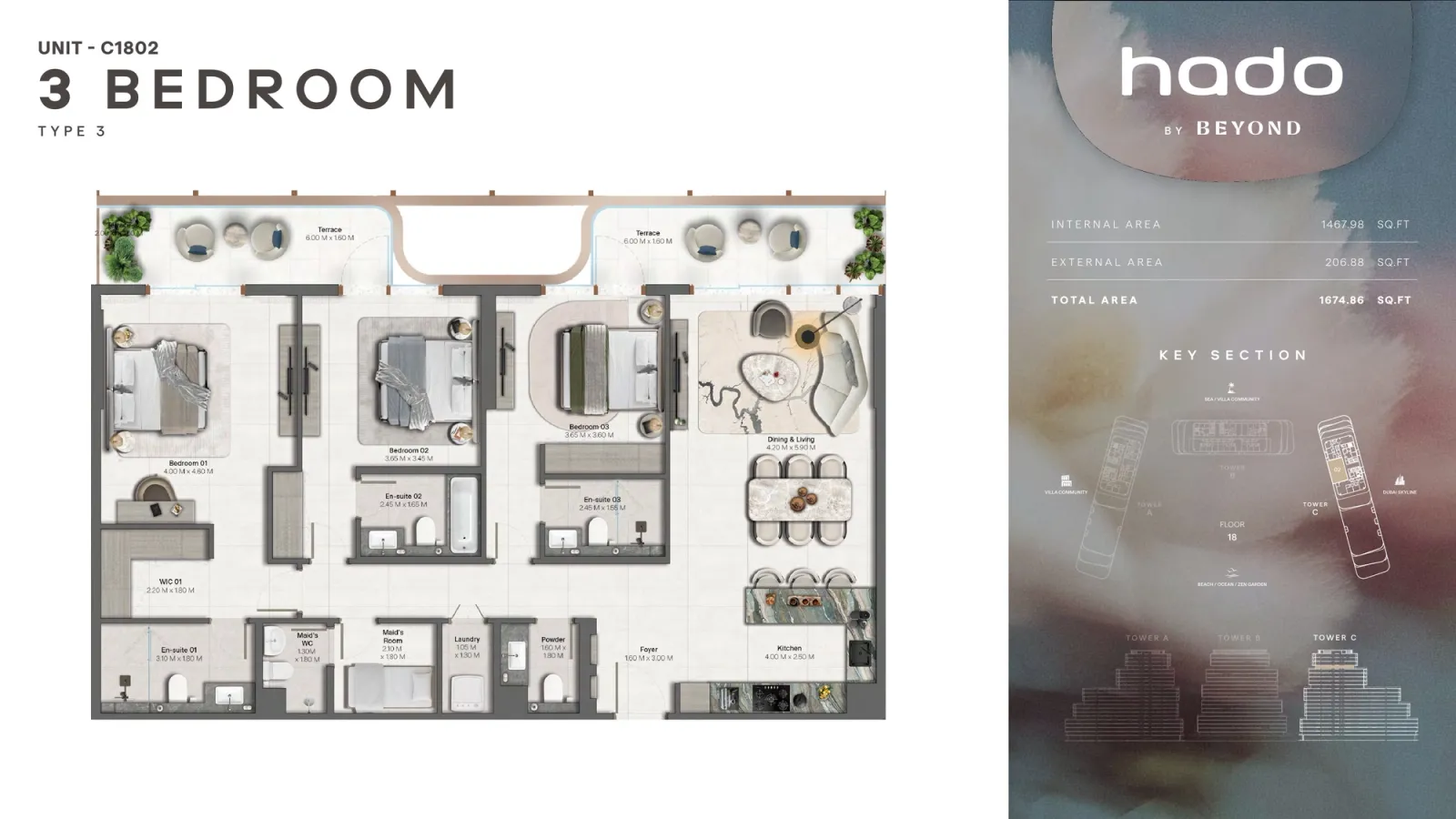 Floor plan for Type 3