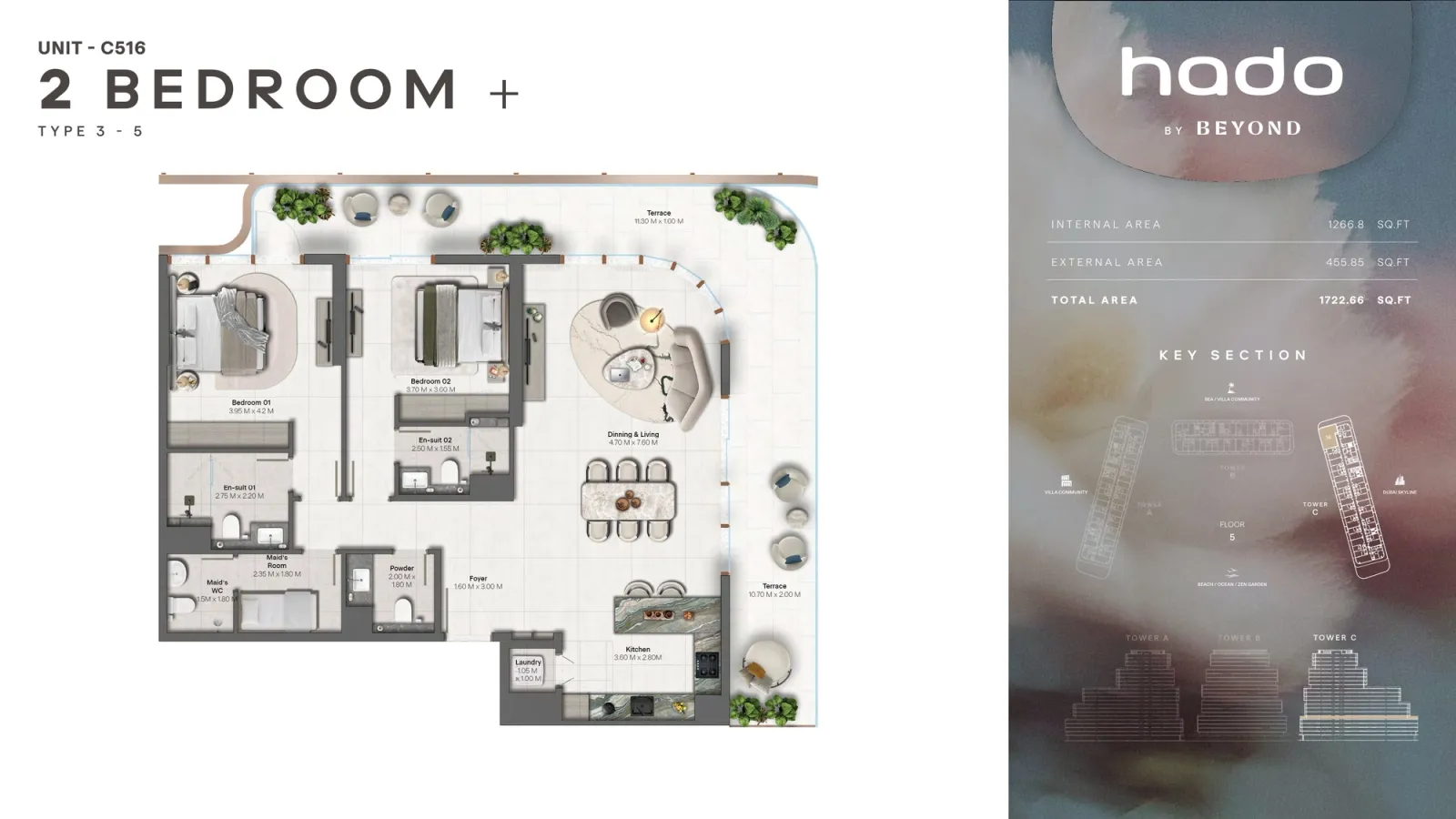 Floor plan for Type 3.5A