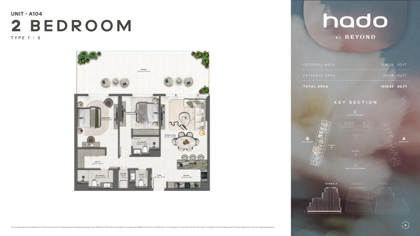 Floor plan for Type 1.5