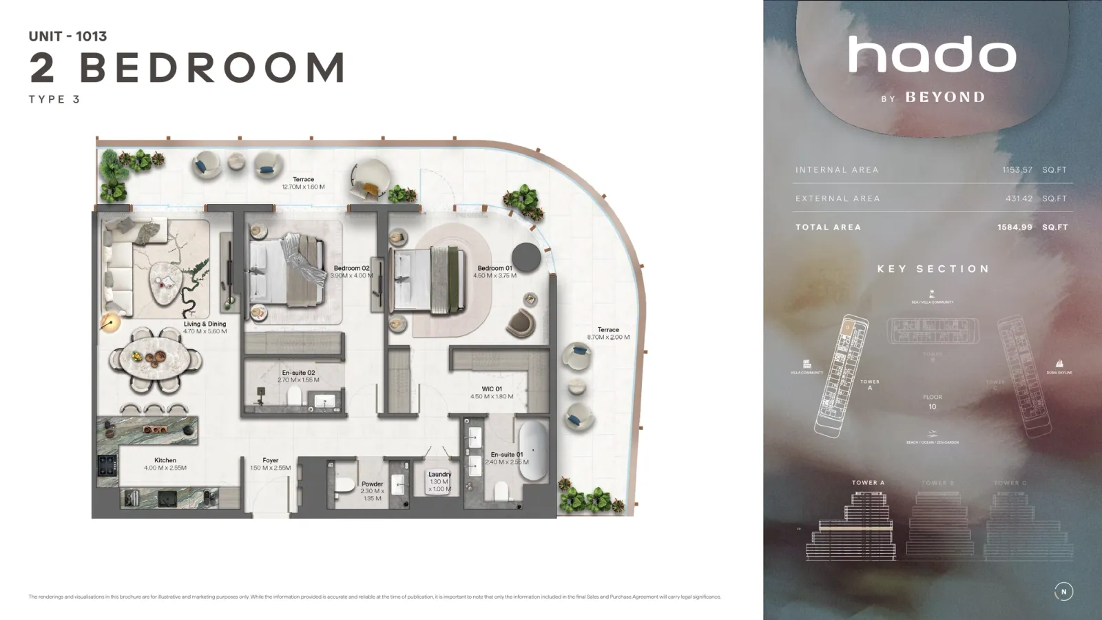 Floor plan for Type 3