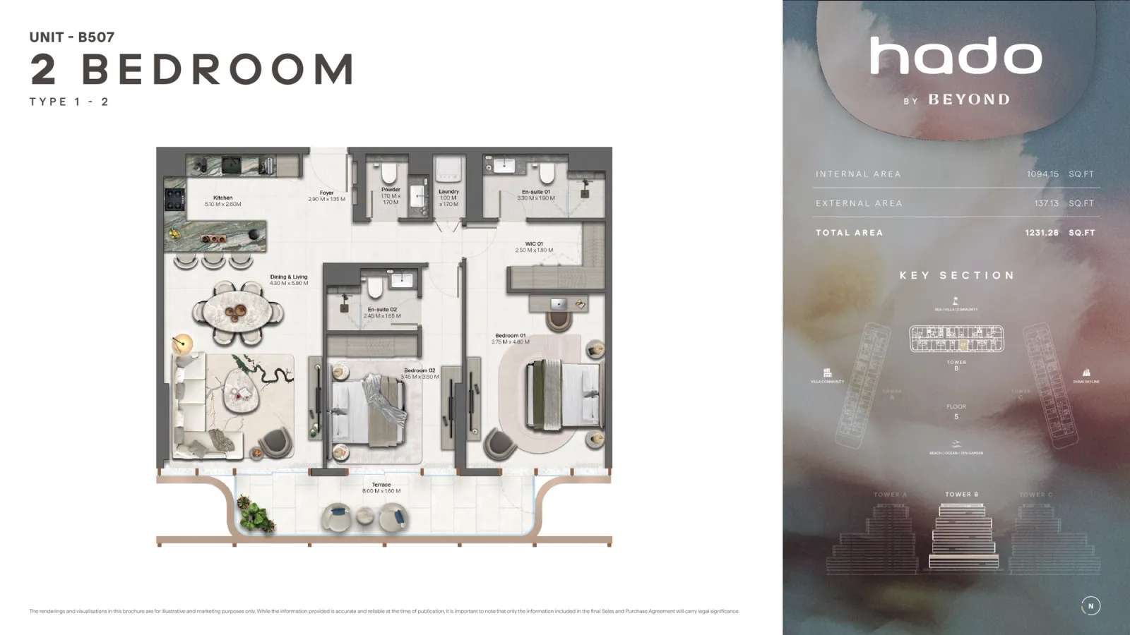 Floor plan for Type 1.2