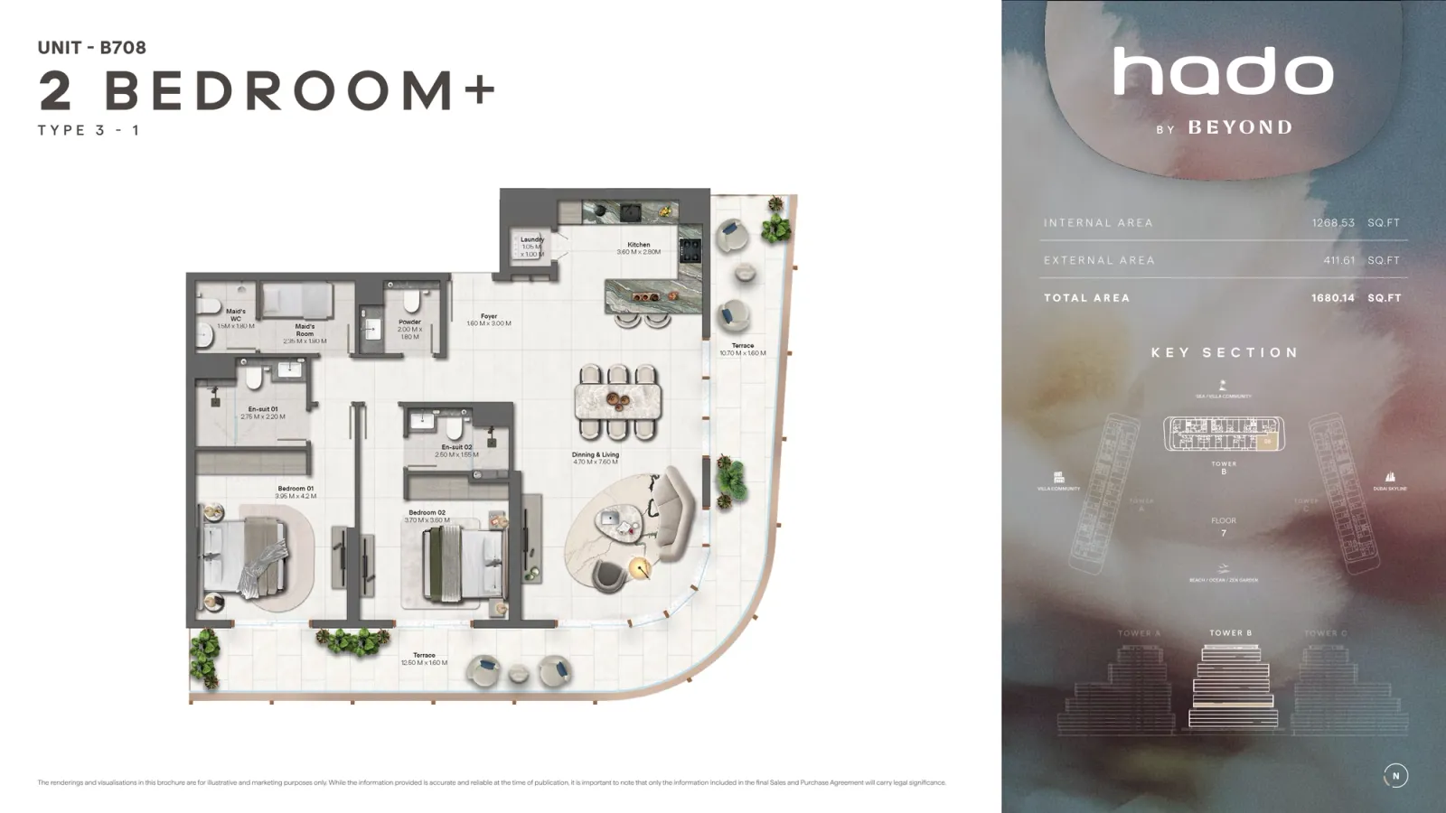 Floor plan for Type 3.1A