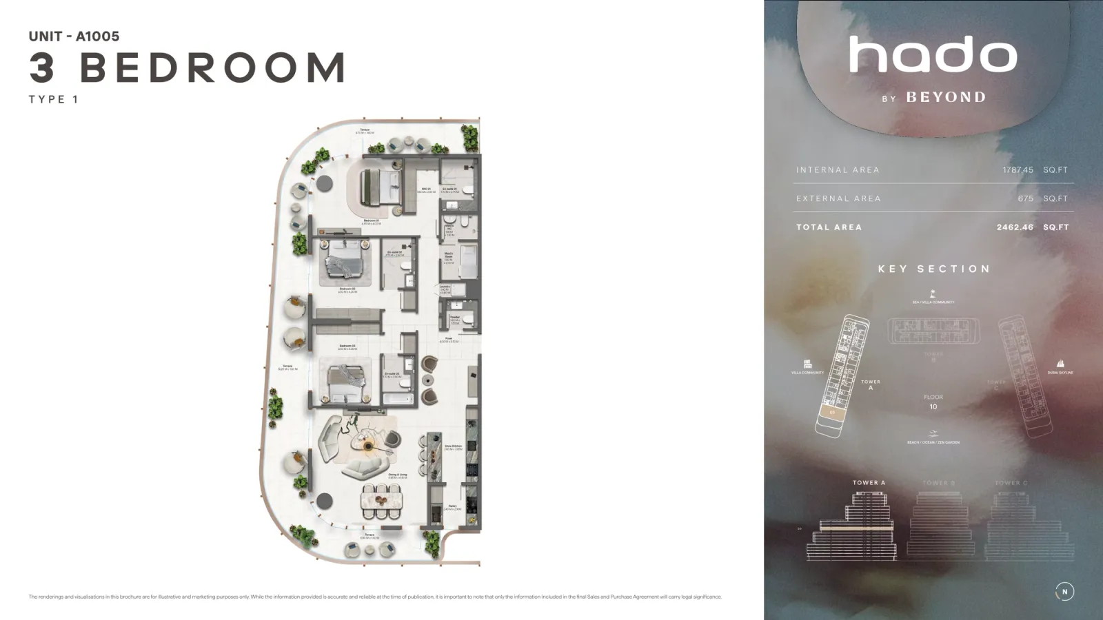 Floor plan for Type 1