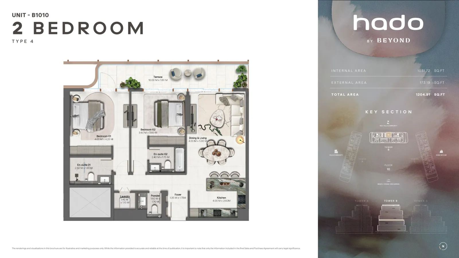 Floor plan for Type 4