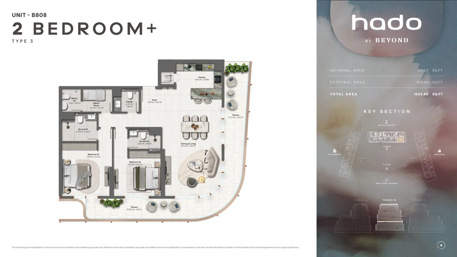 Floor plan for Type 3A