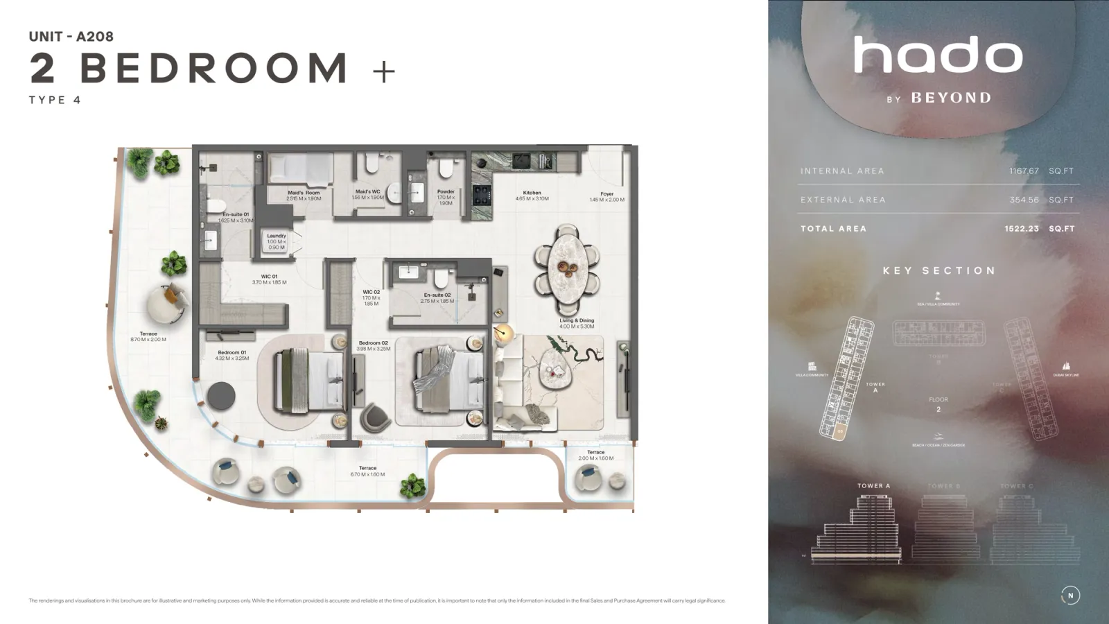 Floor plan for Type 4A
