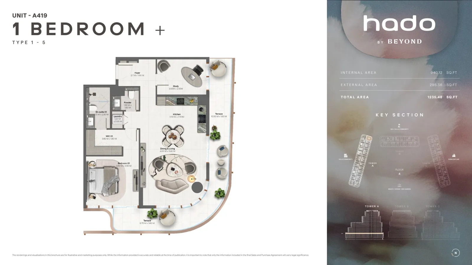 Floor plan for Type 1.5A