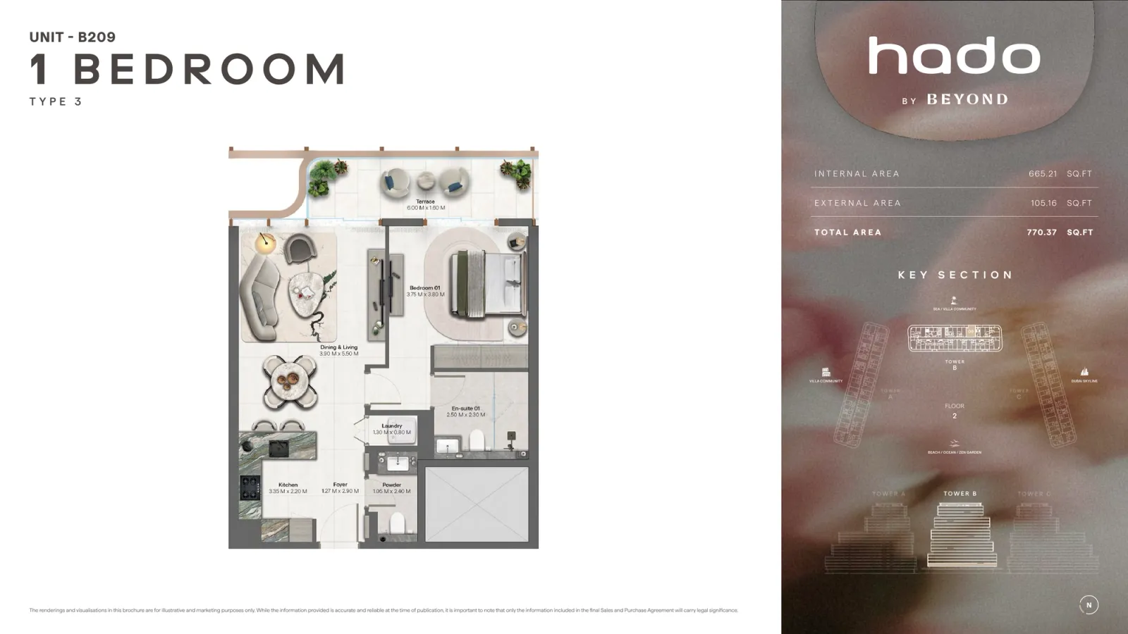 Floor plan for Type 3
