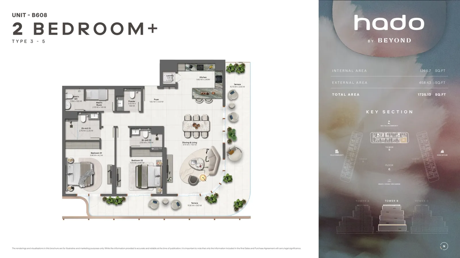 Floor plan for Type 3.5A