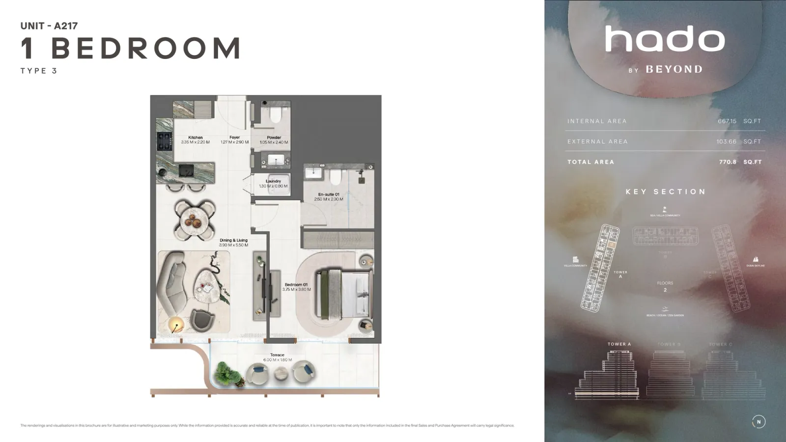 Floor plan for Type 3