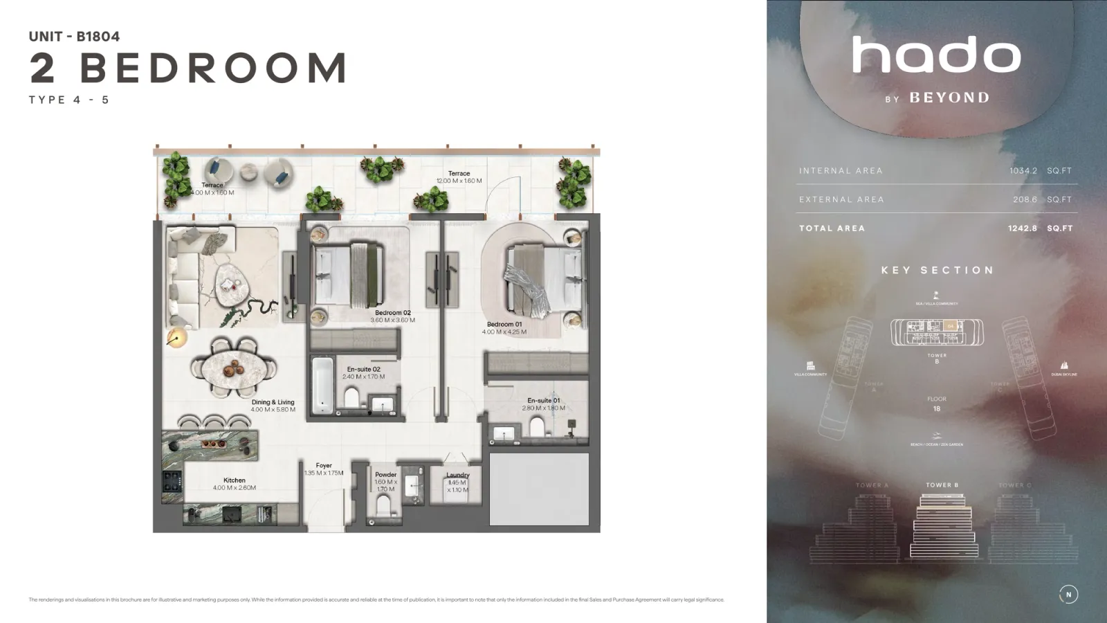 Floor plan for Type 4.5
