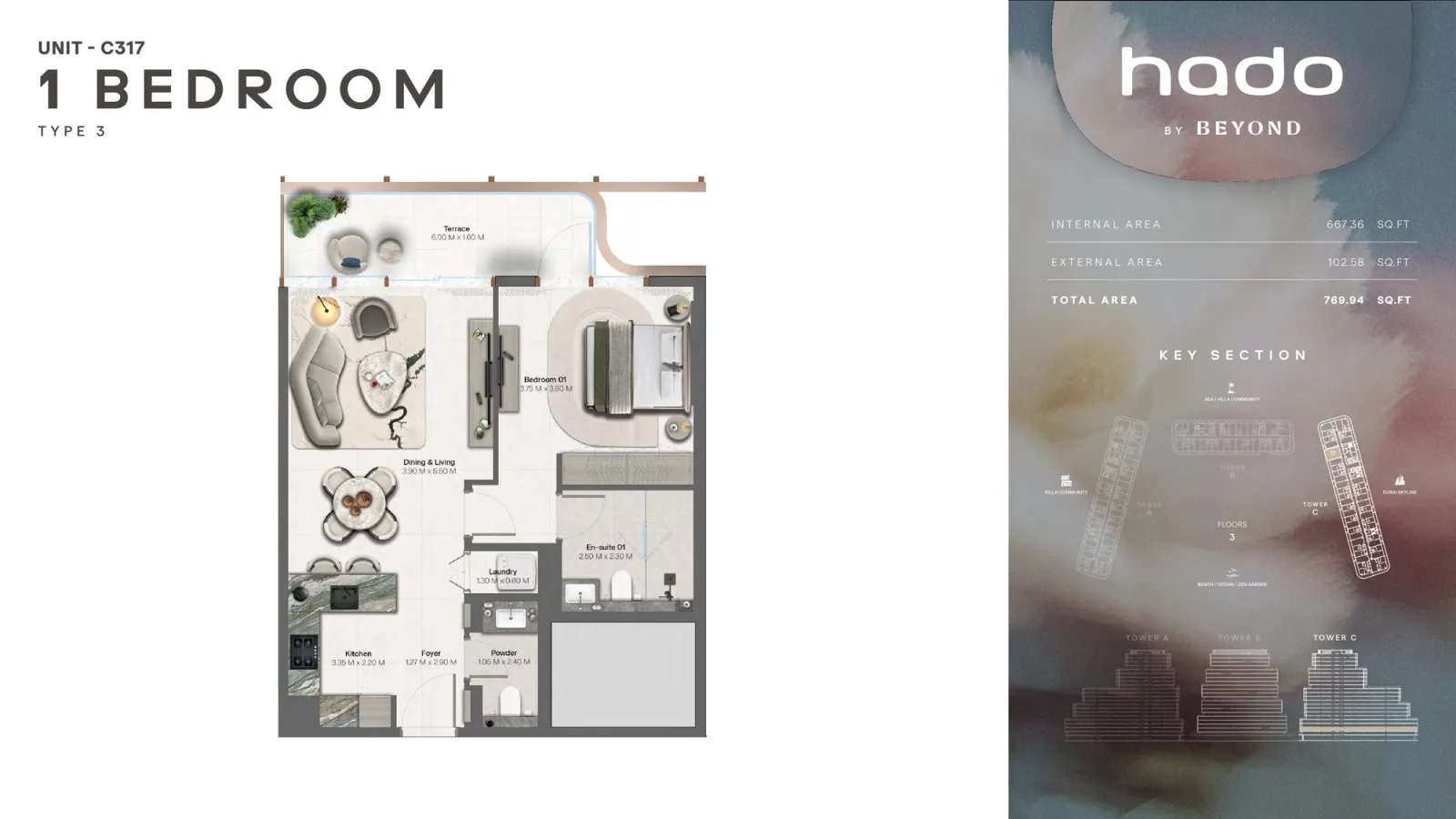 Floor plan for Type 3