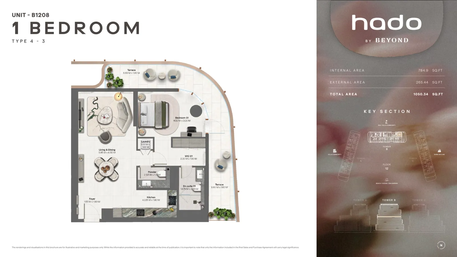 Floor plan for Type 4.3