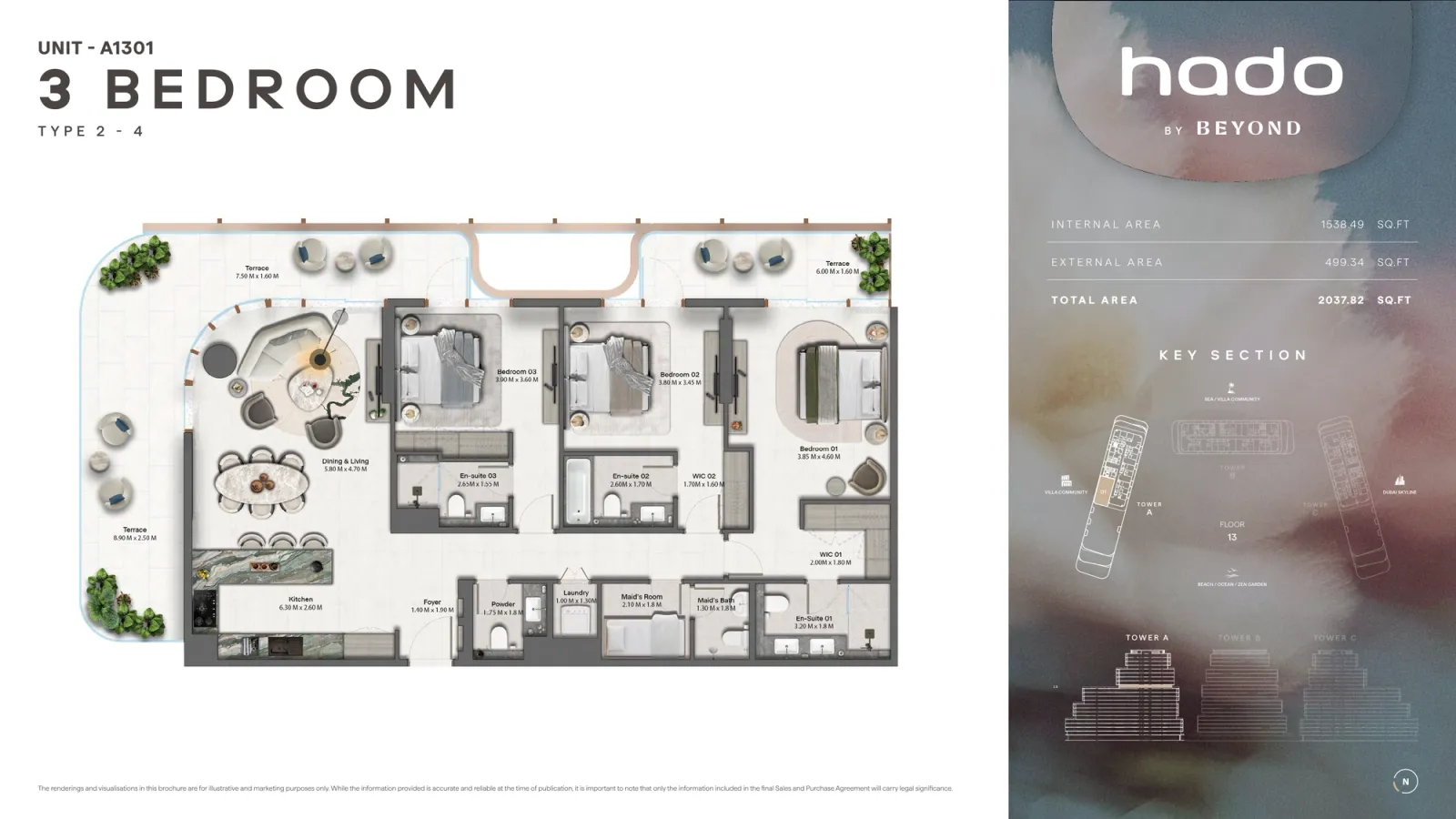 Floor plan for Type 2.4