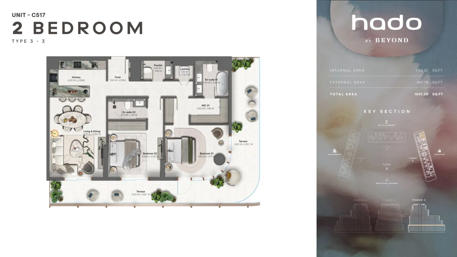 Floor plan for Type 3.3