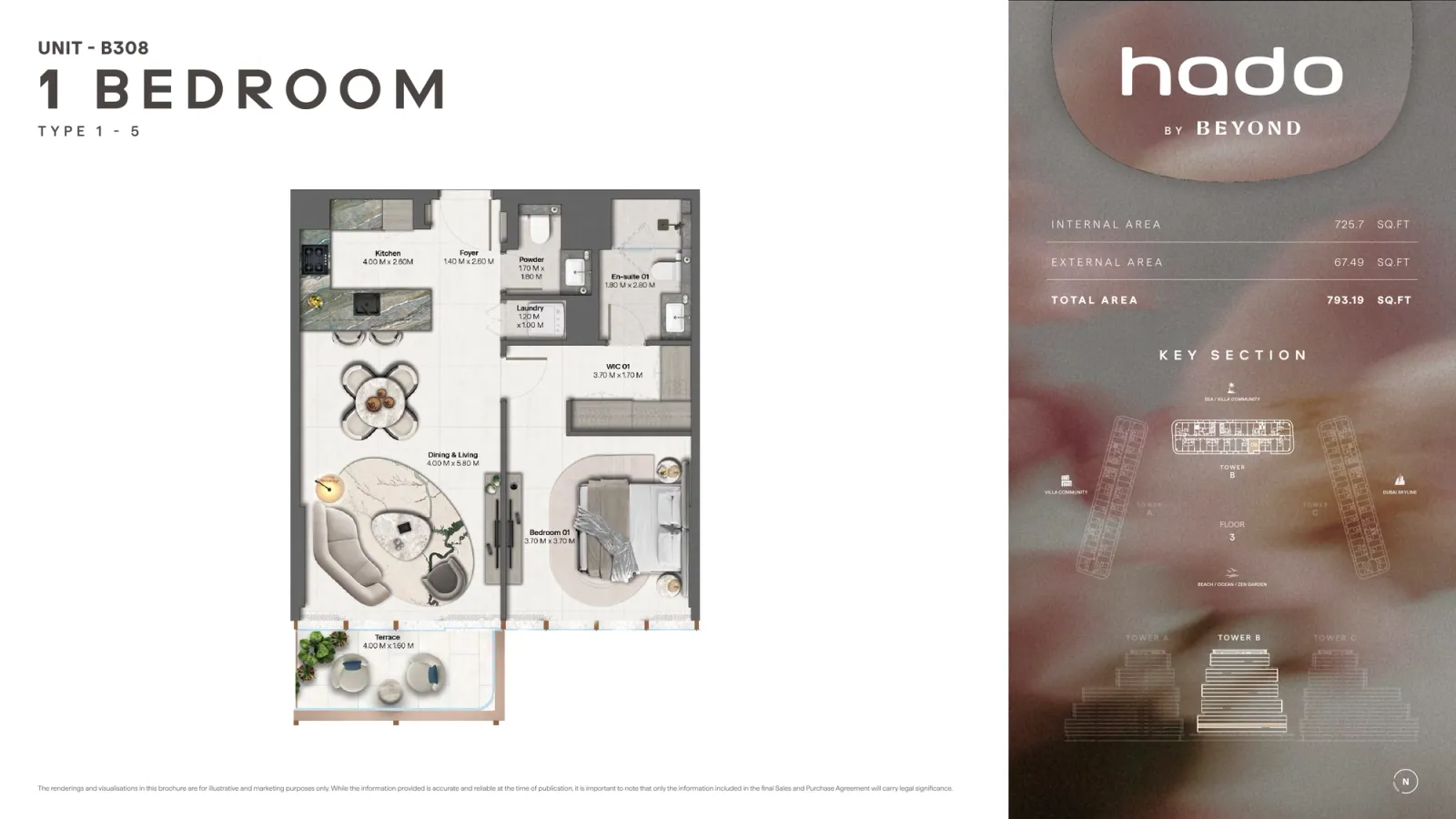 Floor plan for Type 1.5