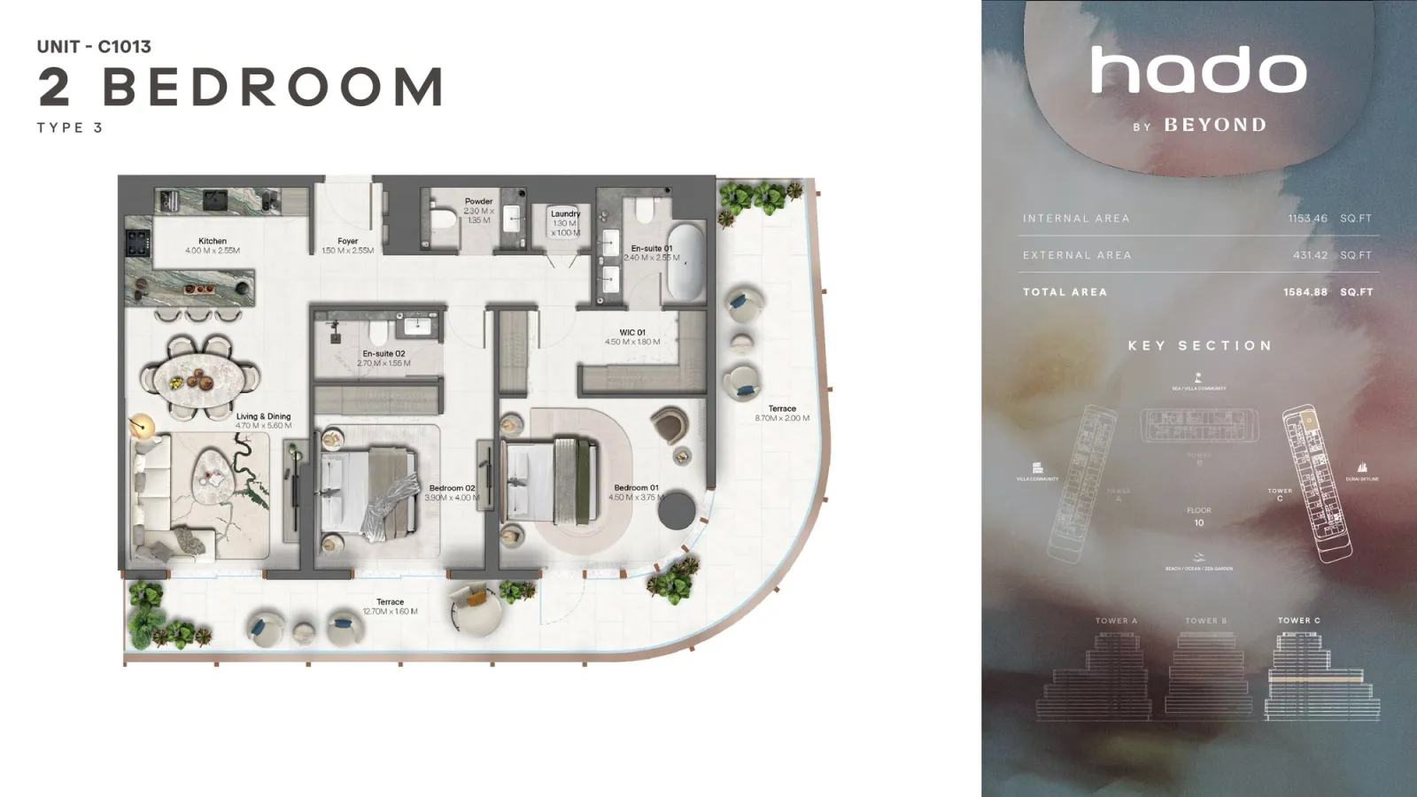 Floor plan for Type 3