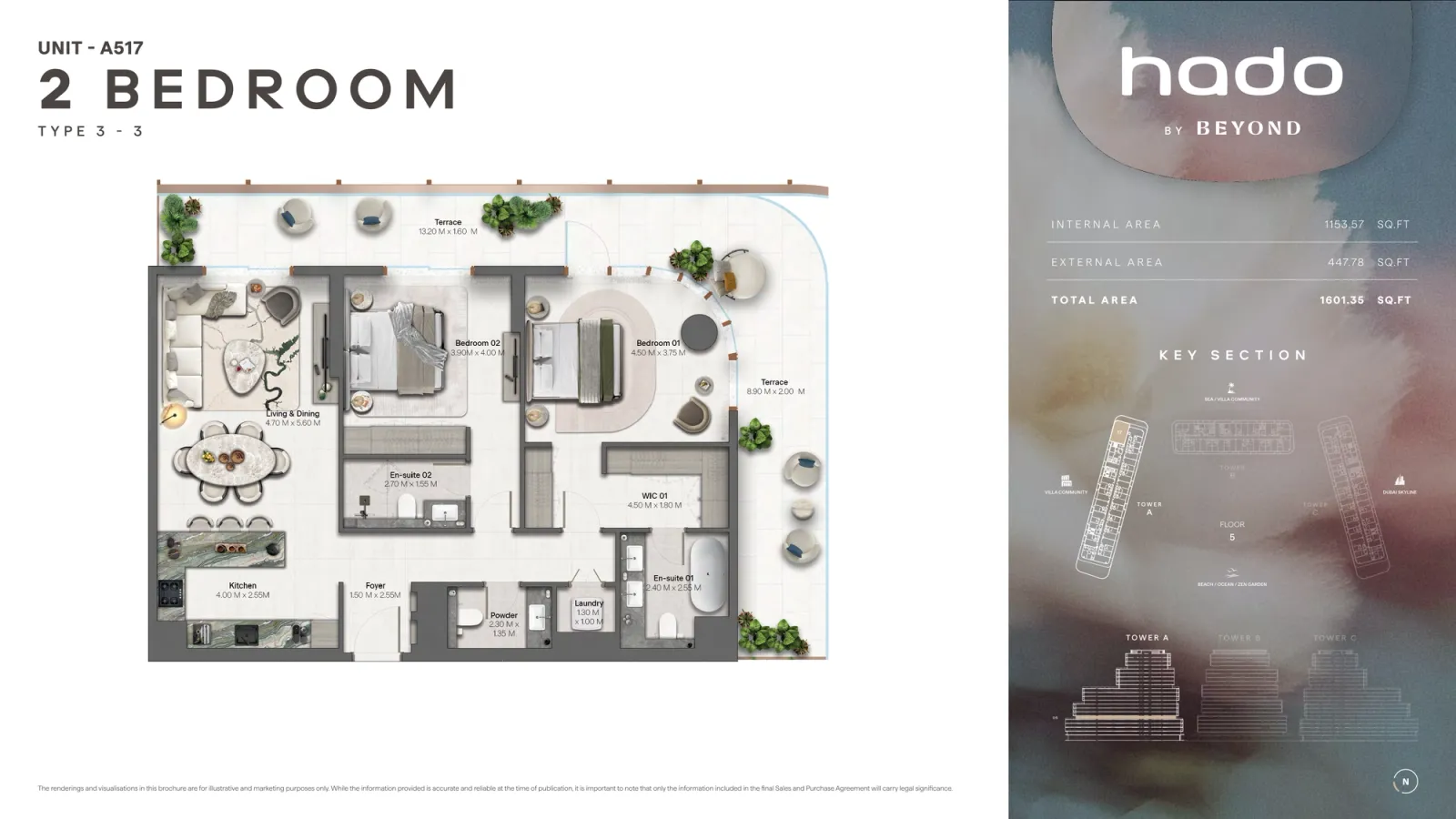 Floor plan for Type 3.3