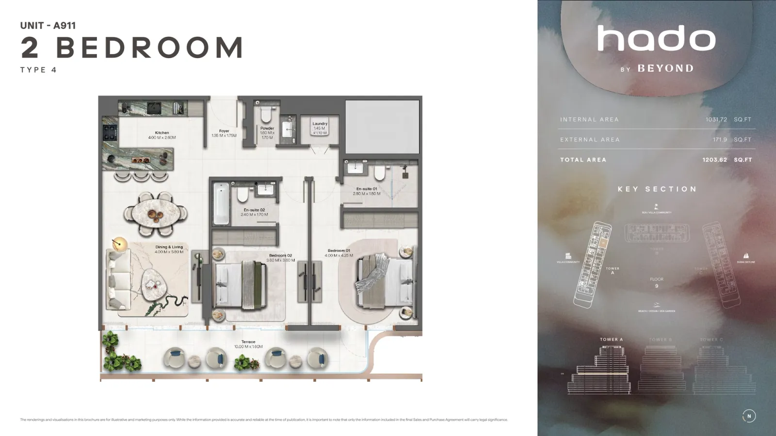 Floor plan for Type 4