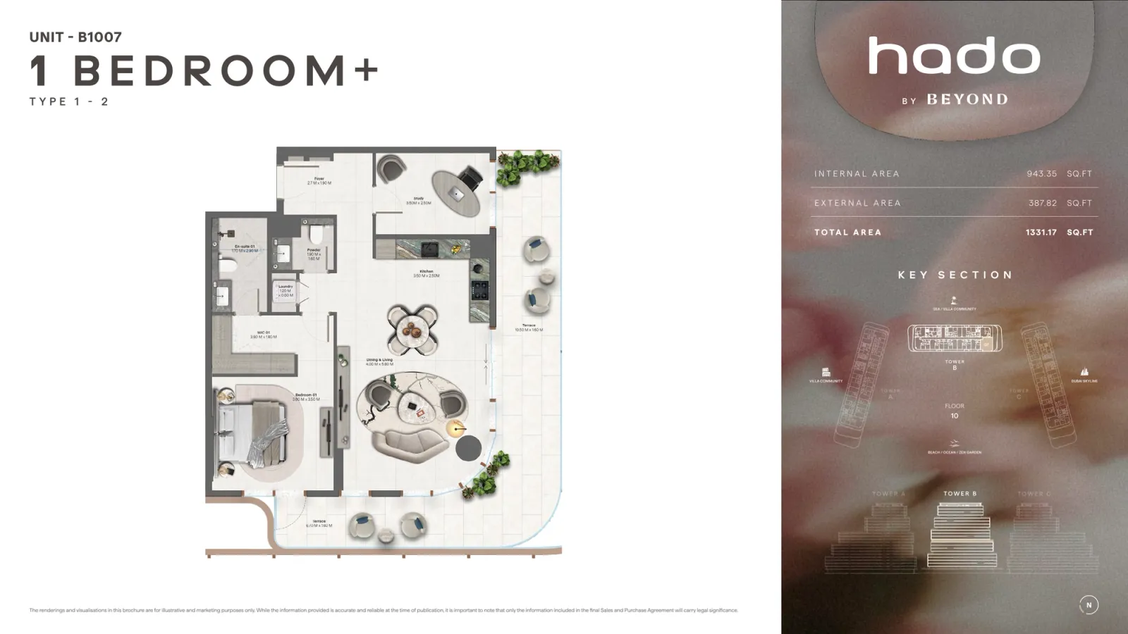 Floor plan for Type 1.2A