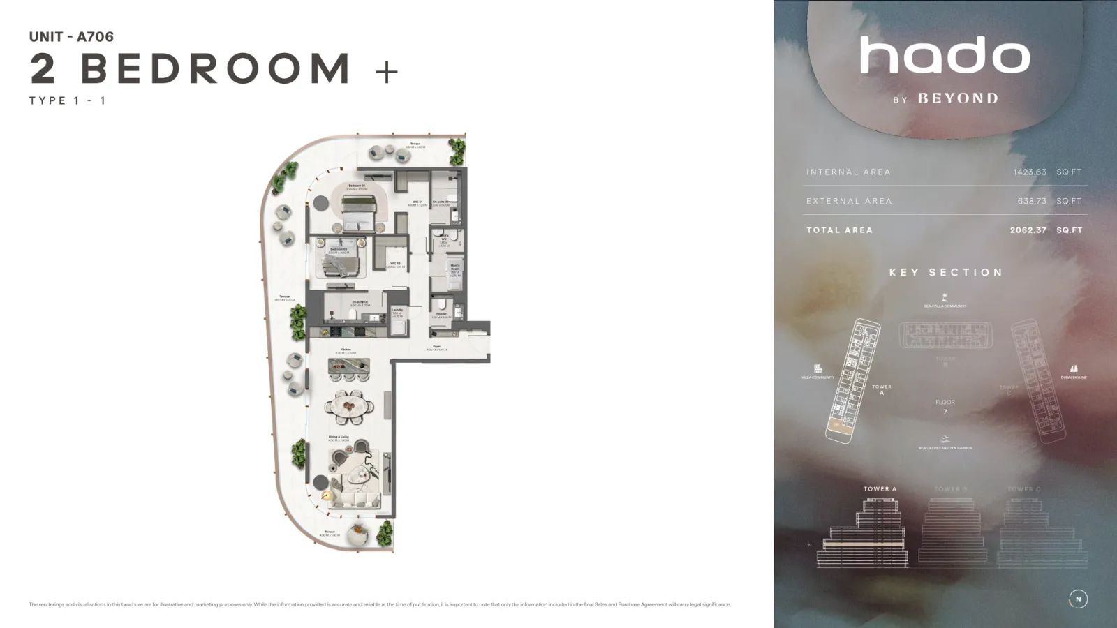 Floor plan for Type 1.1A
