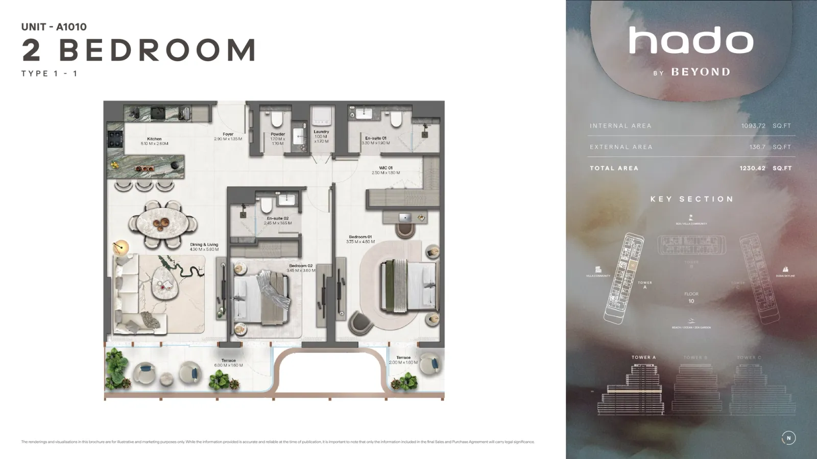 Floor plan for Type 1.1