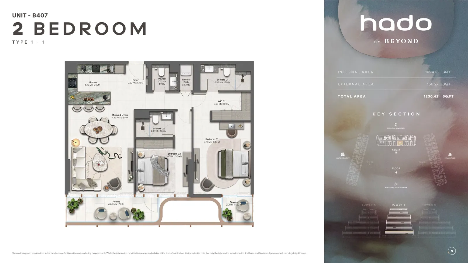 Floor plan for Type 1.1