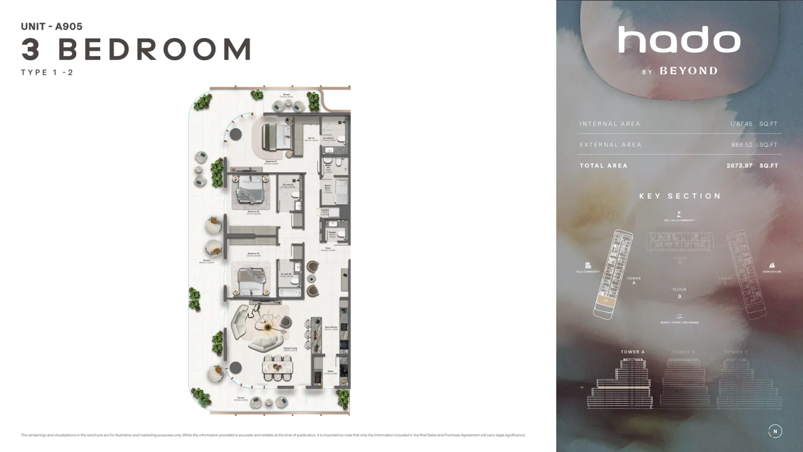 Floor plan for Type 1.2