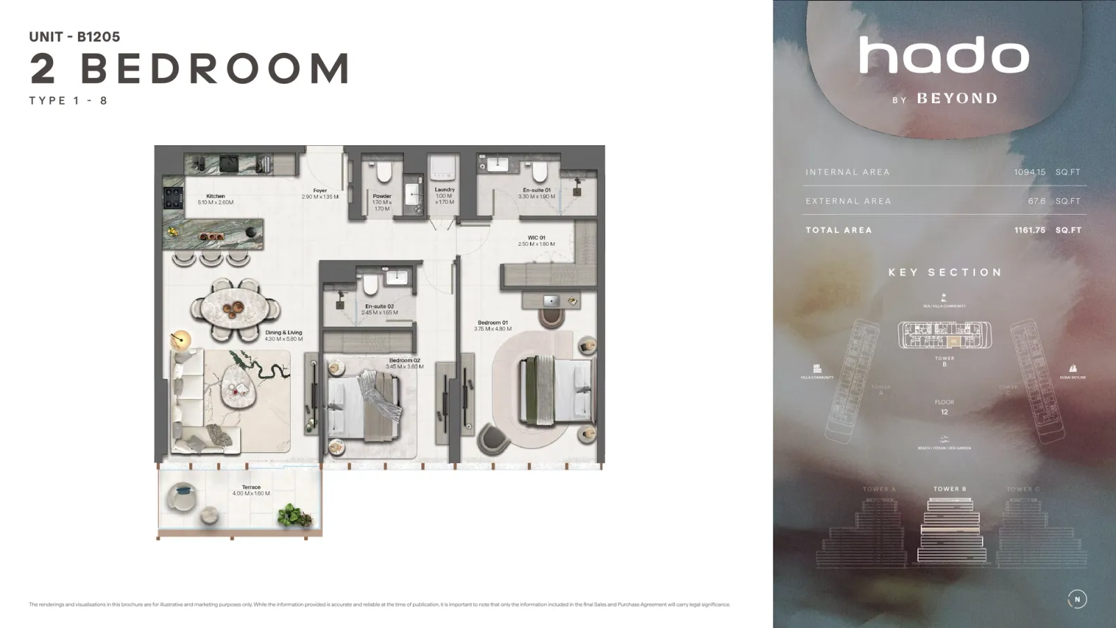 Floor plan for Type 1.8
