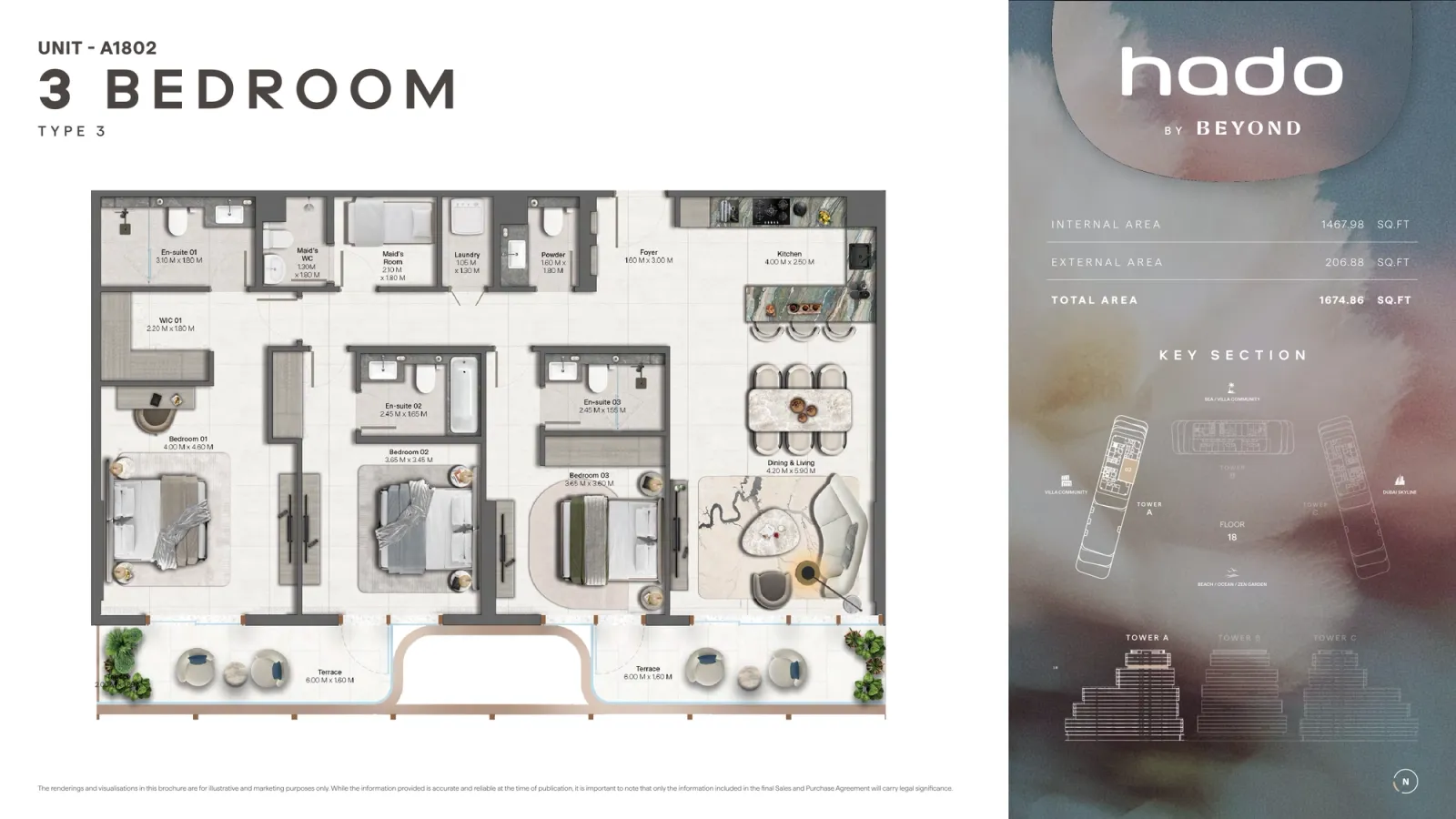 Floor plan for Type 3