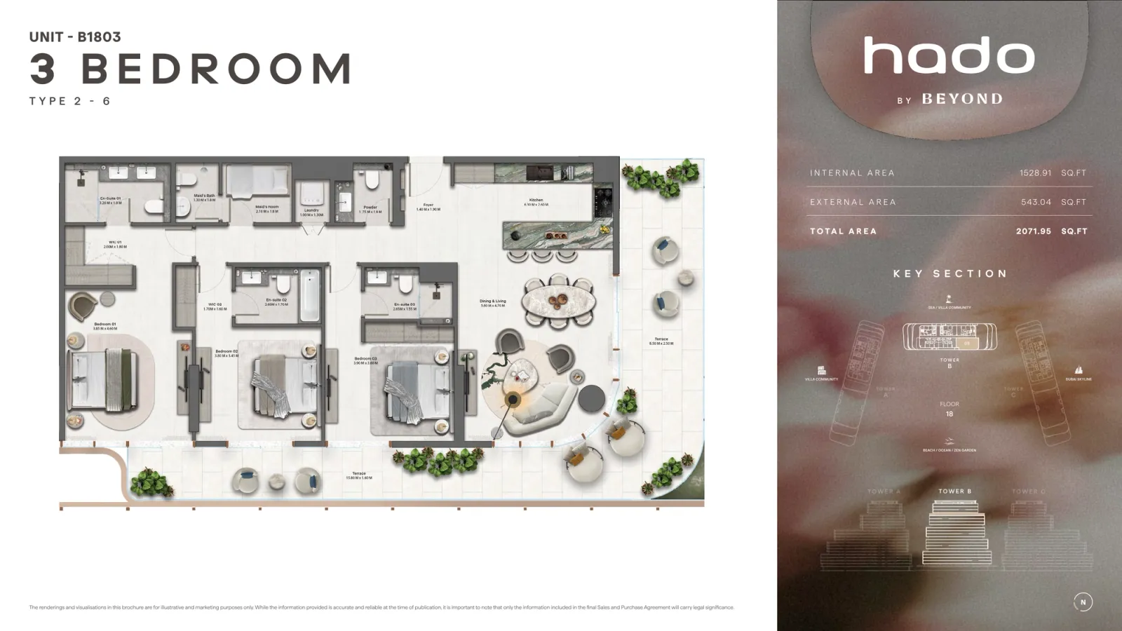Floor plan for Type 2.6