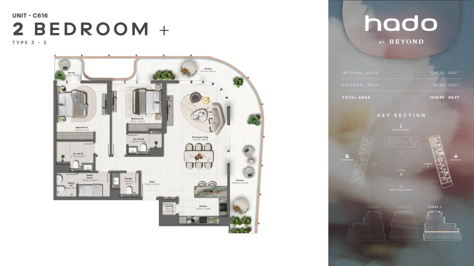 Floor plan for Type 3.3A