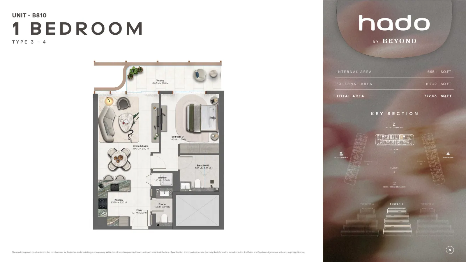 Floor plan for Type 3.4