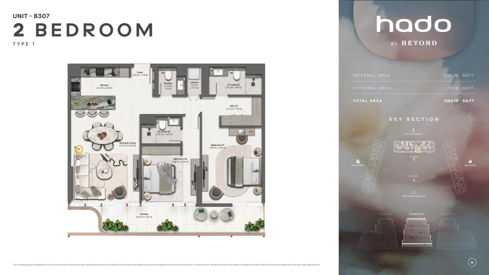 Floor plan for Type 1