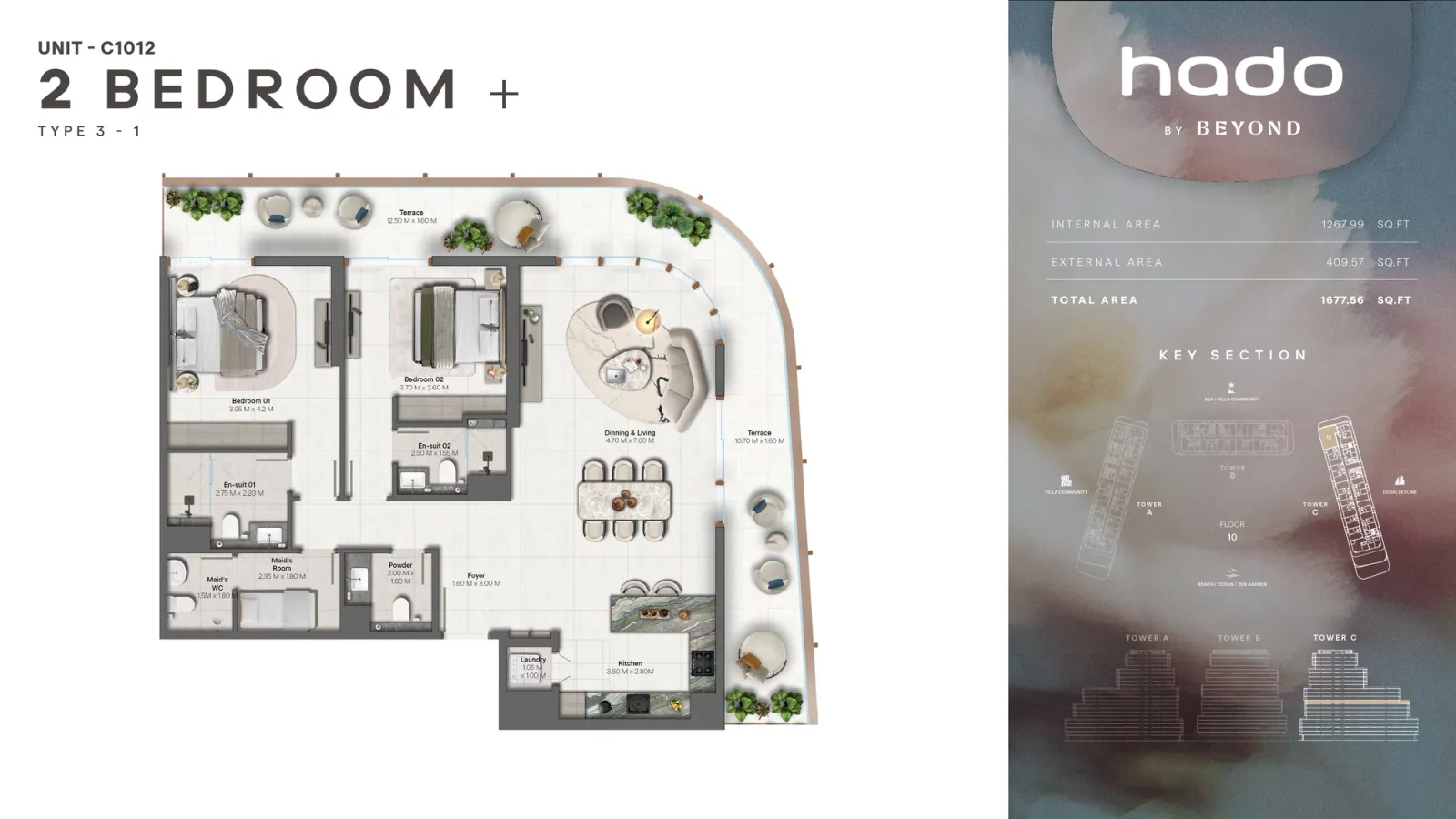Floor plan for Type 3.1
