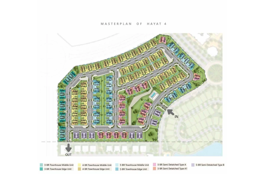 Hayat Phase 4 Residences master plan