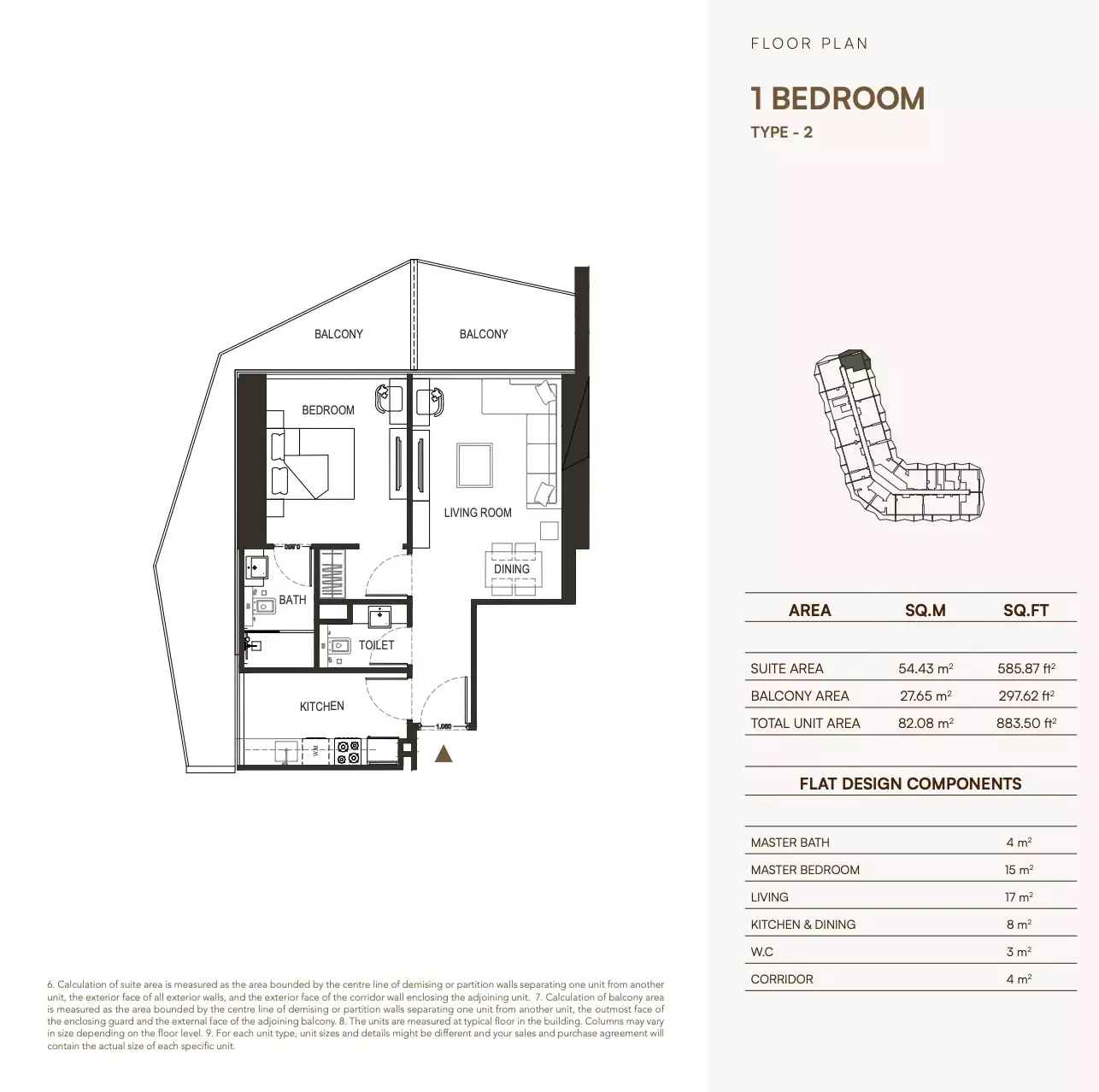 Floor plan for Type 2