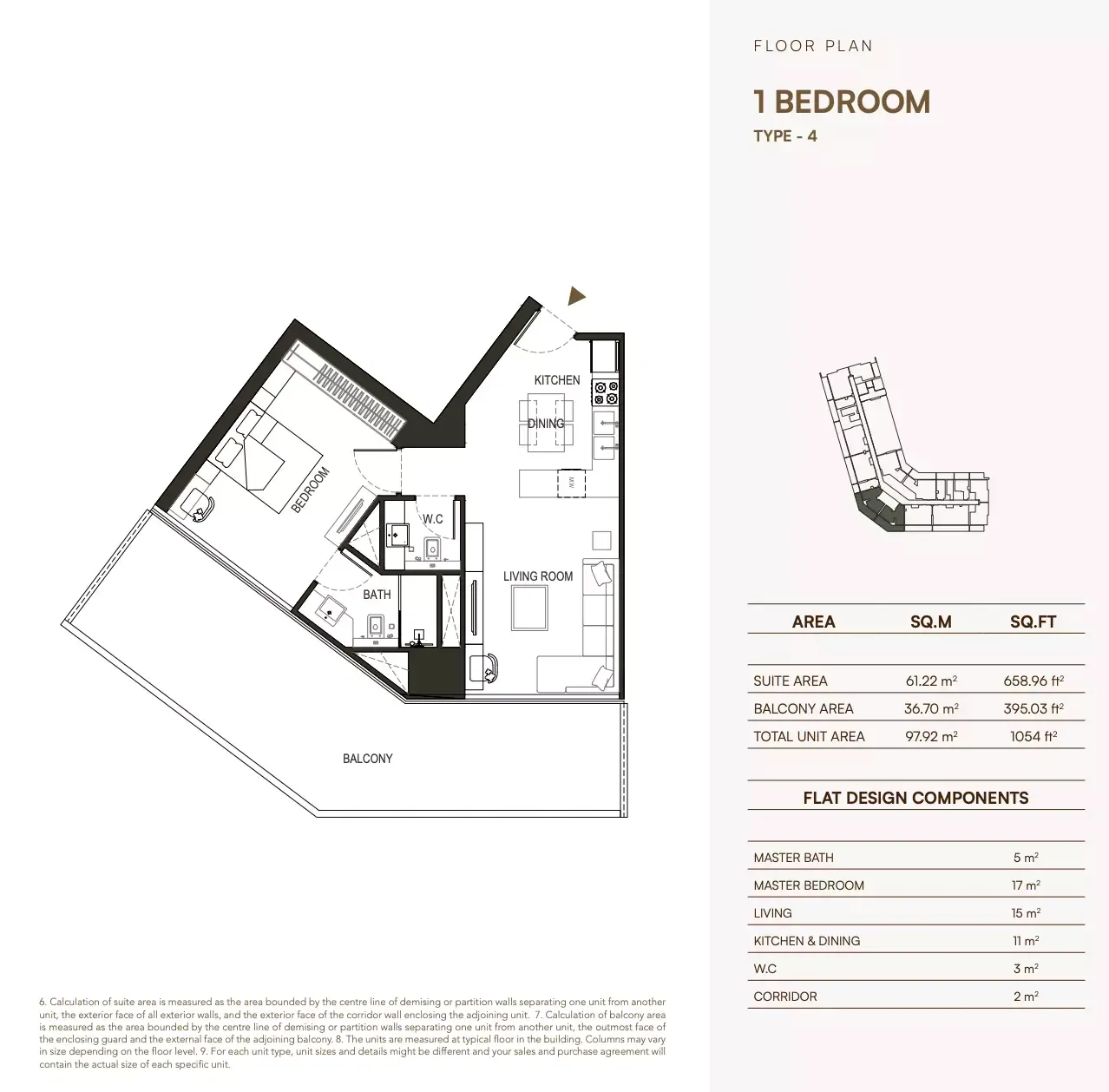 Floor plan for Type 4