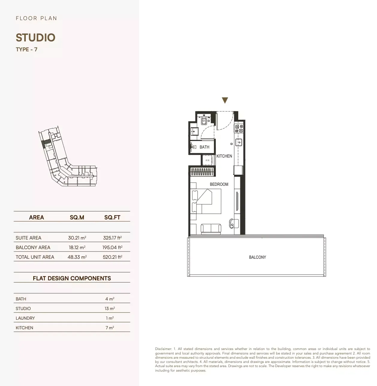 Floor plan for Type 7