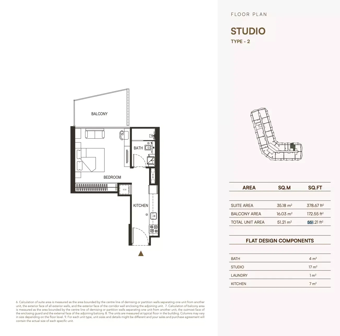 Floor plan for Type 2