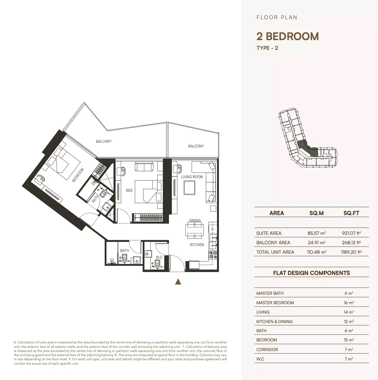 Floor plan for Type 2