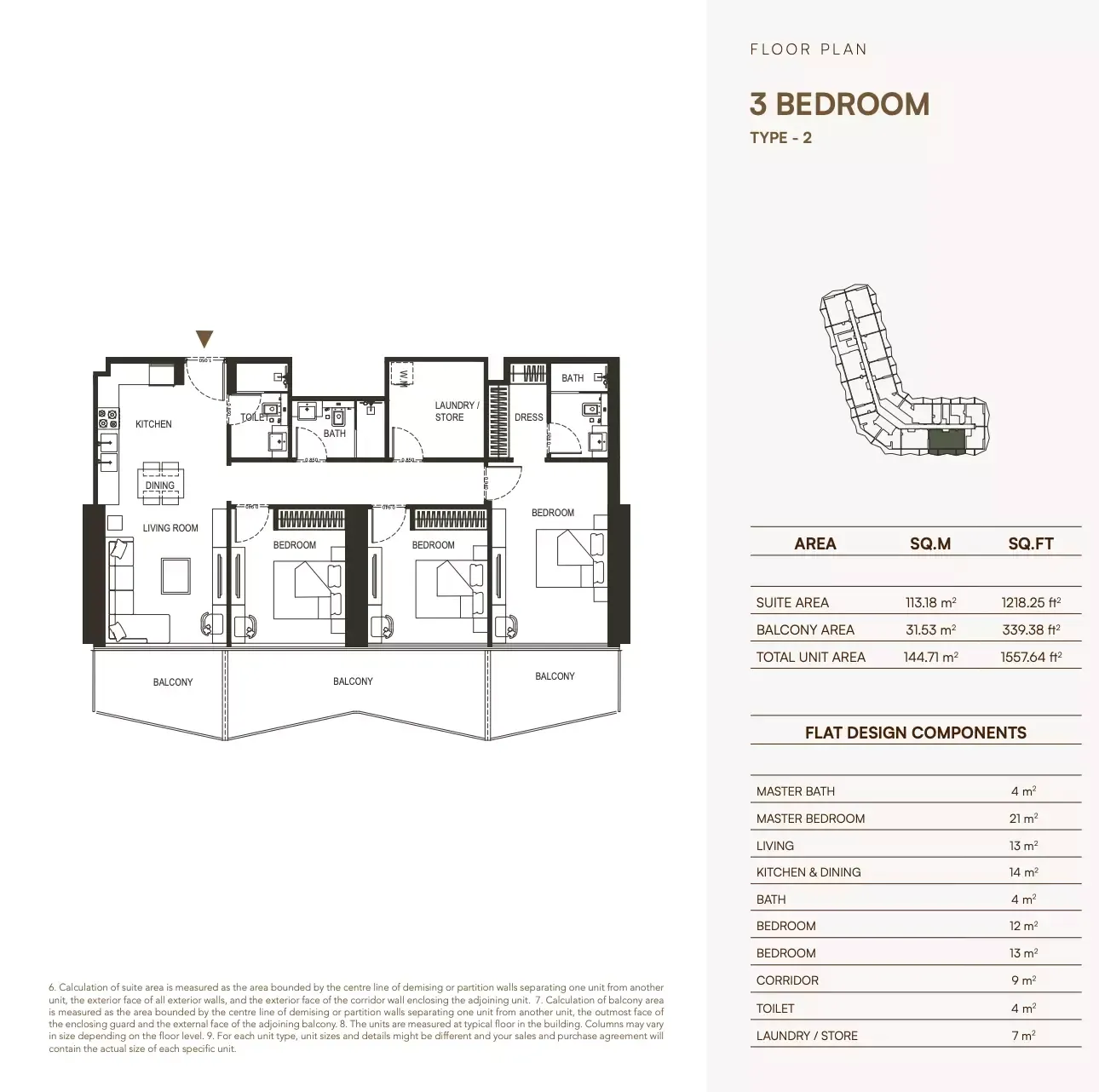 Floor plan for Type 2