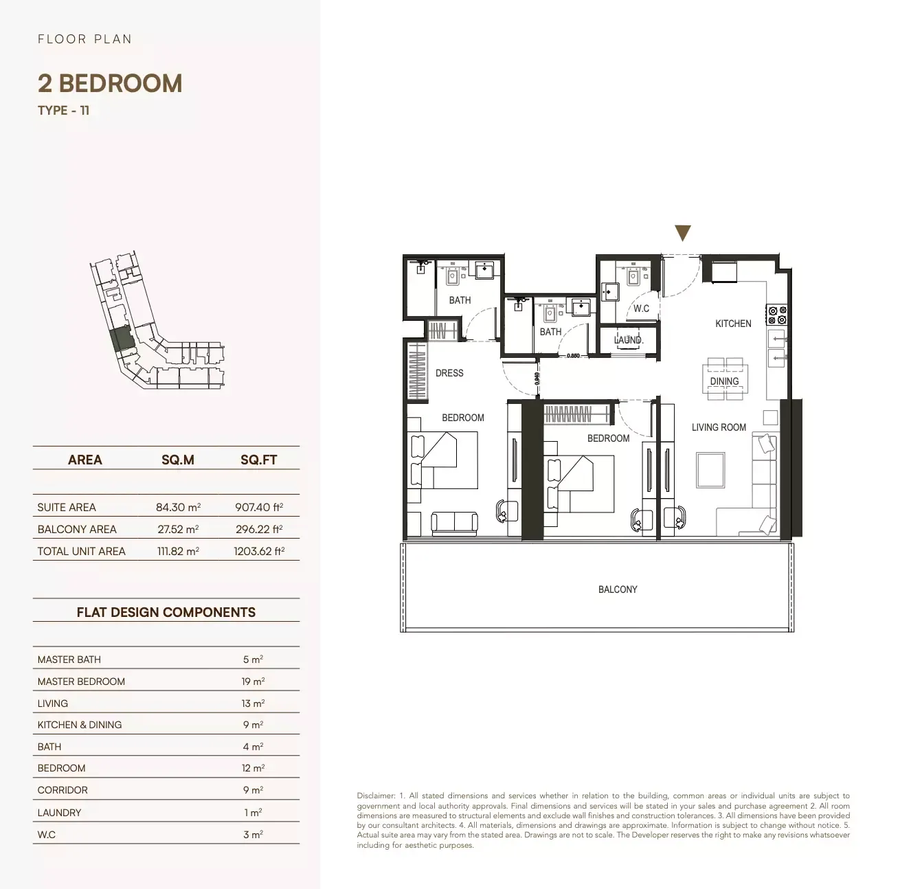 Floor plan for Type 11