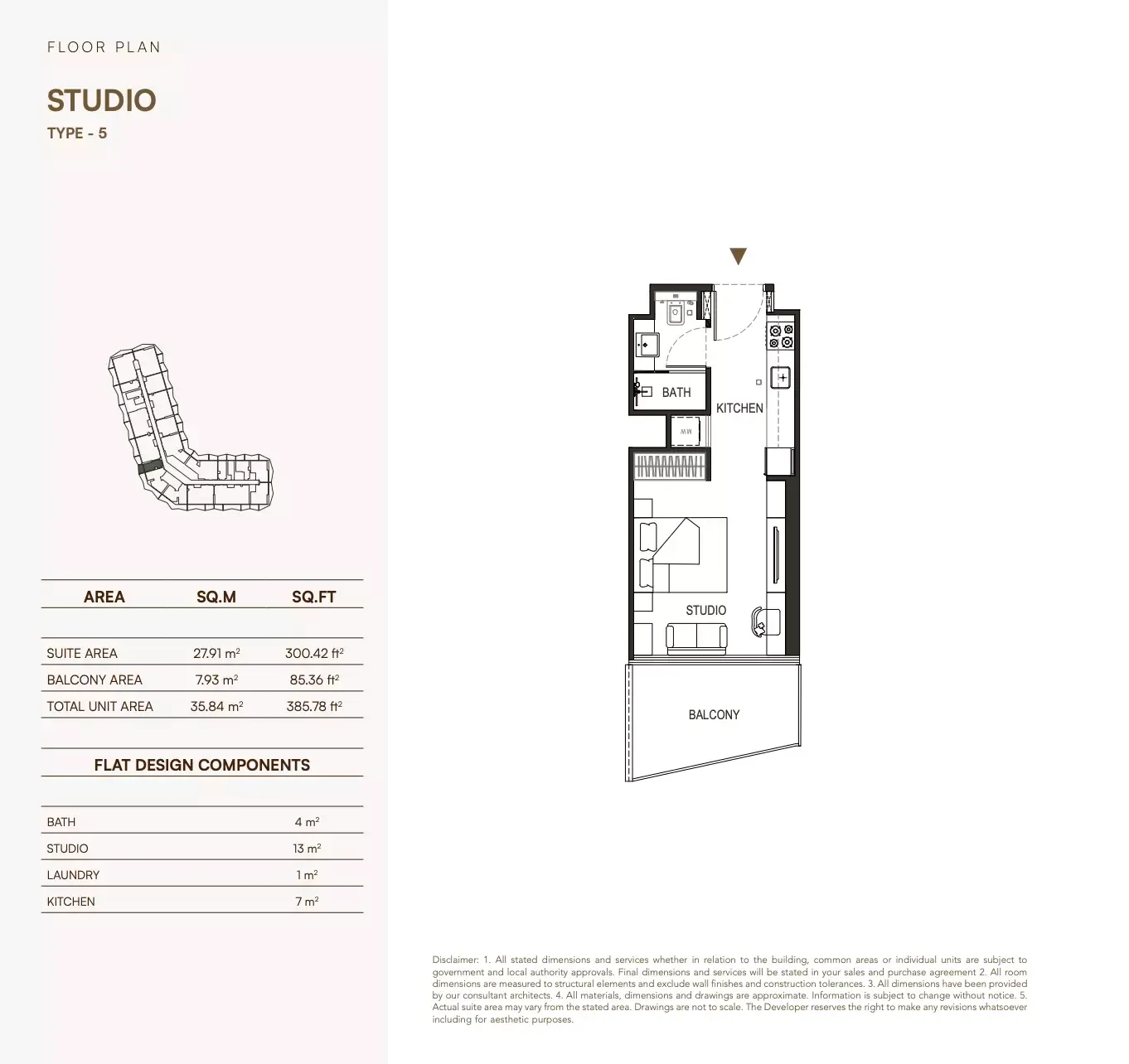 Floor plan for Type 5