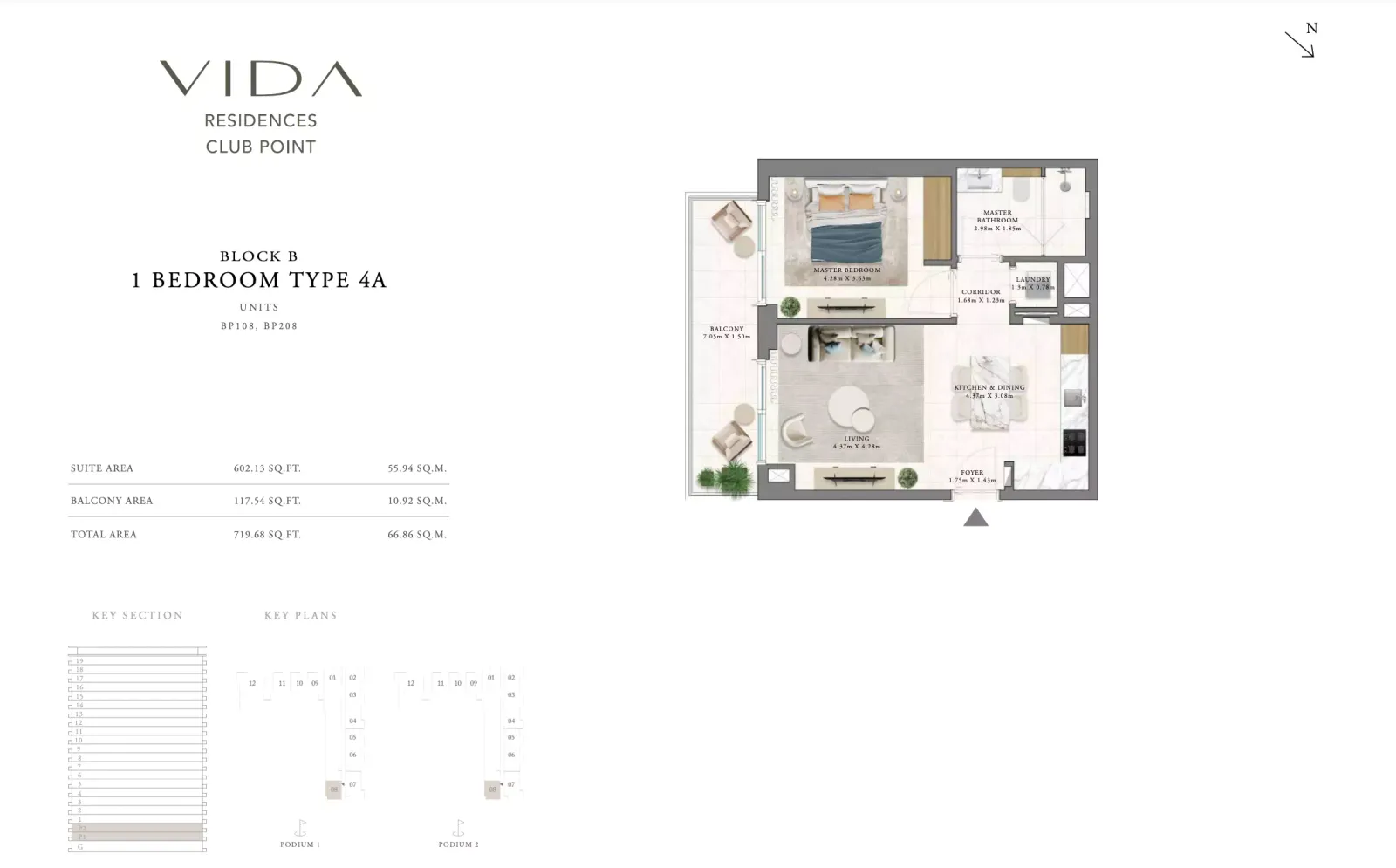 Floor plan for Type 4A