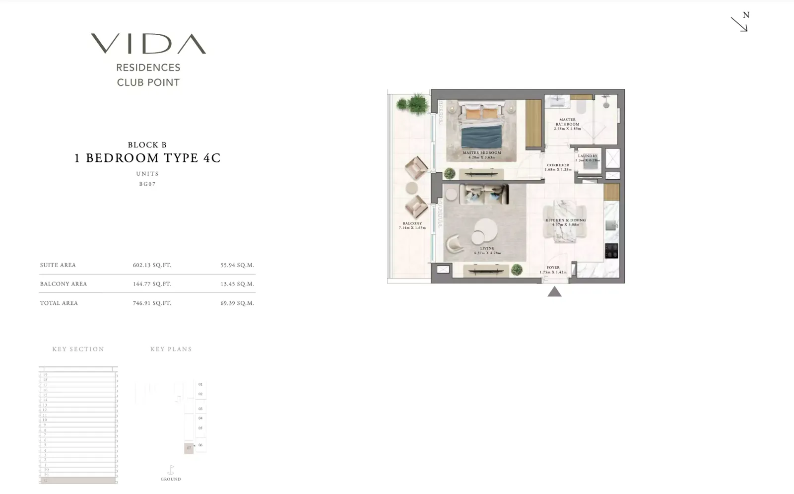 Floor plan for Type 4C