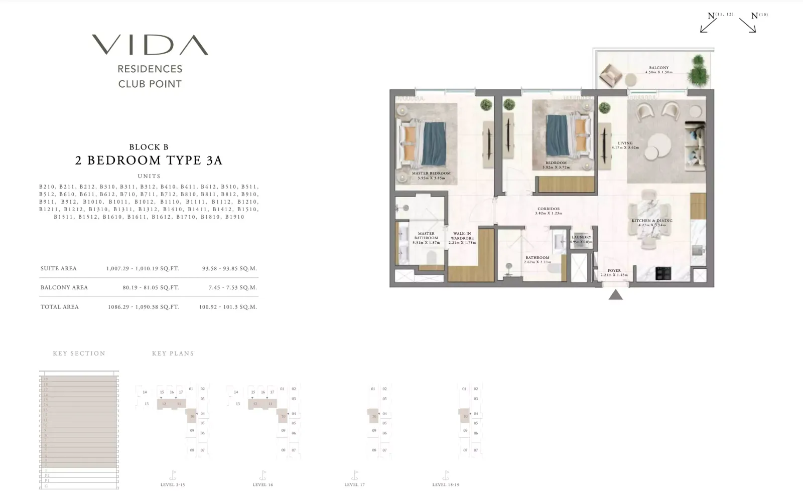 Floor plan for Type 3A